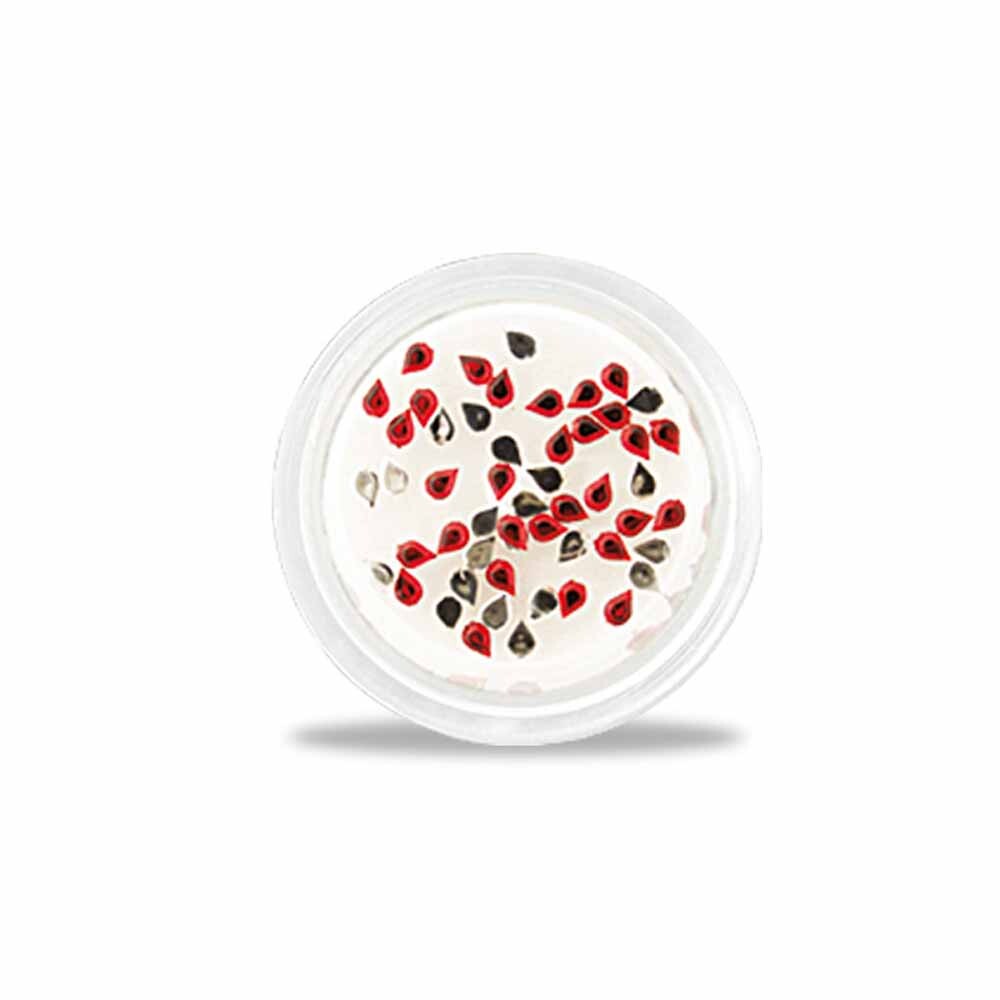 Strasssteine tropfenform rot