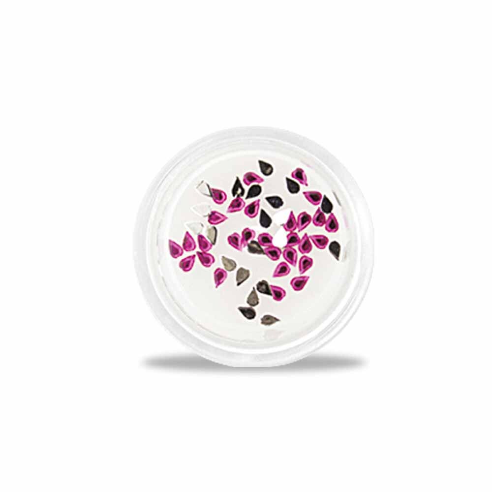 Strasssteine tropfenform pink