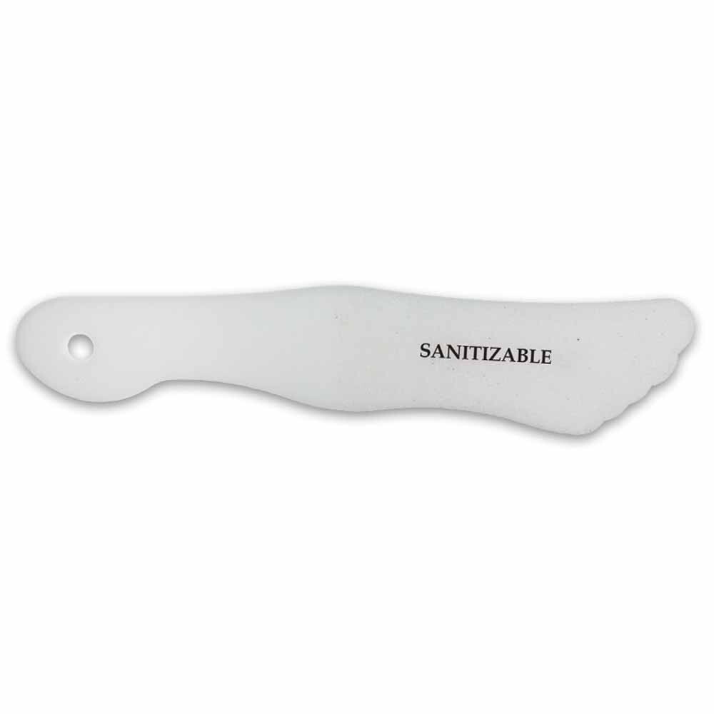 Fußfeile Mittelgroß 17cm Weiß