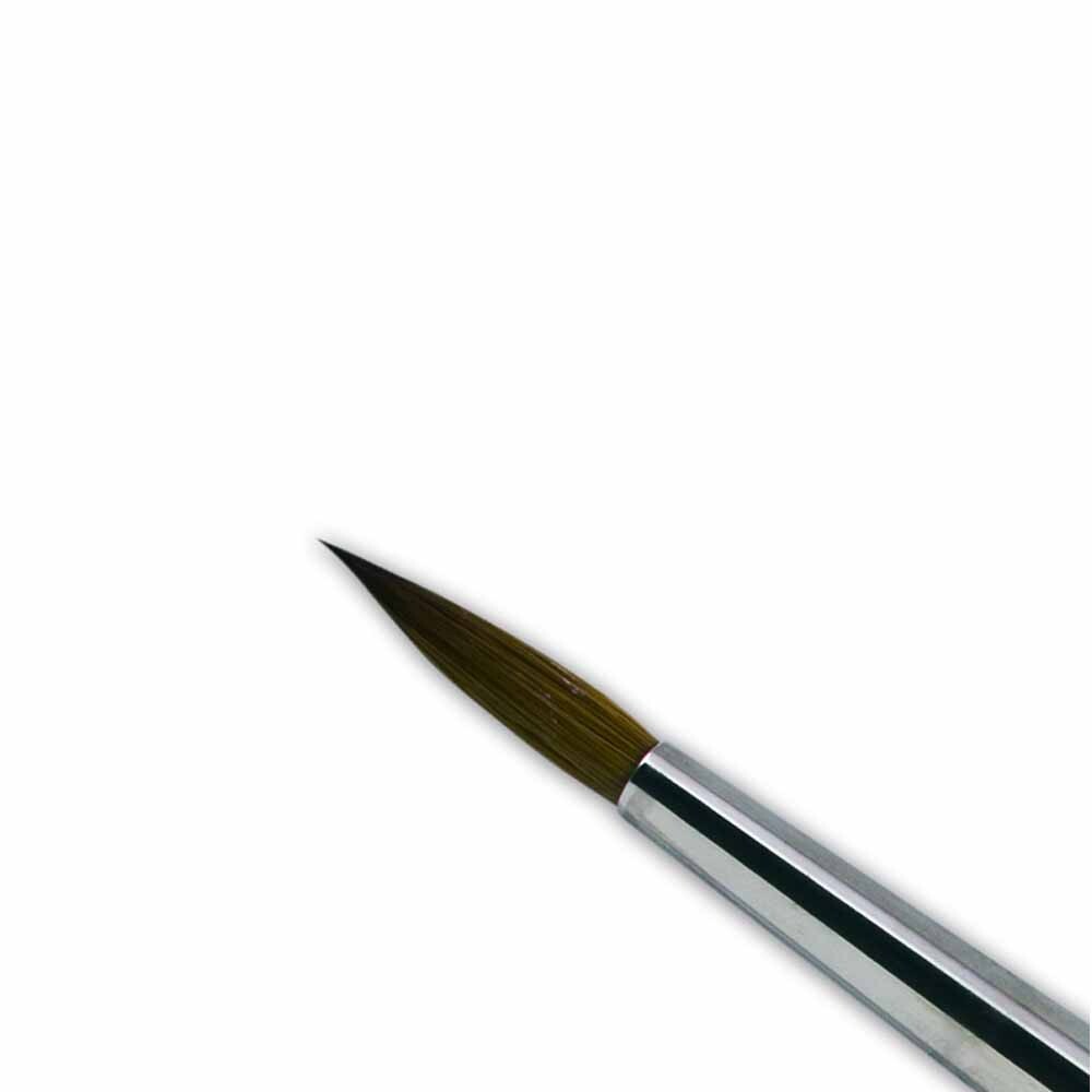 Acryl Pinsel Rotmarder Haar Nr 6 spitz